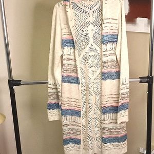 Jolt long hooded cardigan